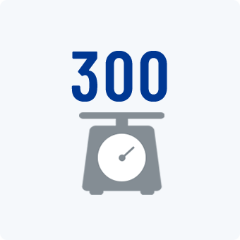 300g
